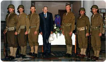 Guard of Honor and Escort for Medal of Honor Winner Staff Sergeant James Logan