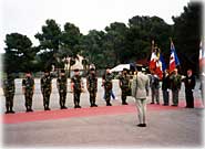 French Marine Honor Guard
